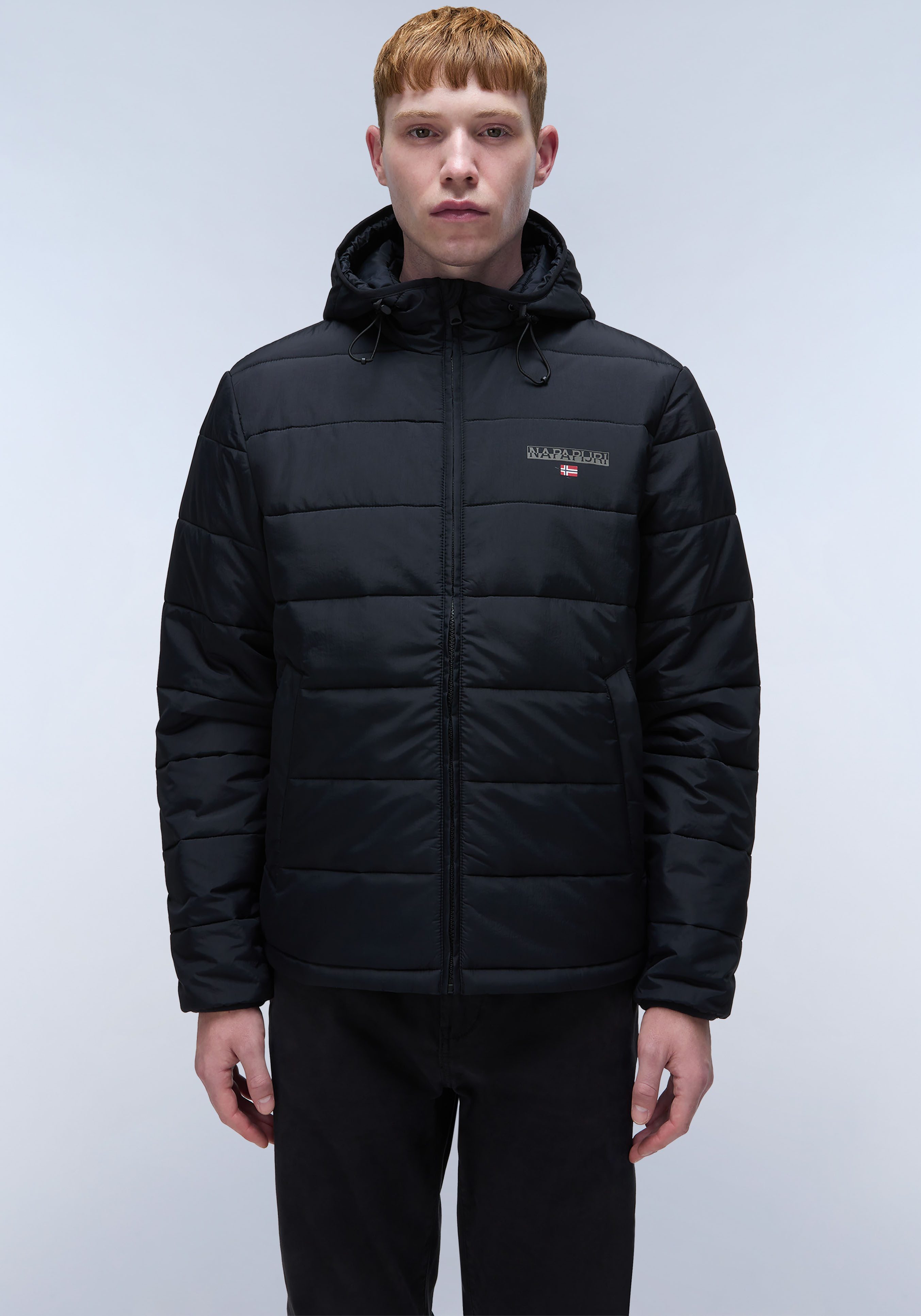 Napapijri Steppjacke SUHRE mit weitenverstellbaren Details an Saum und Kapuze