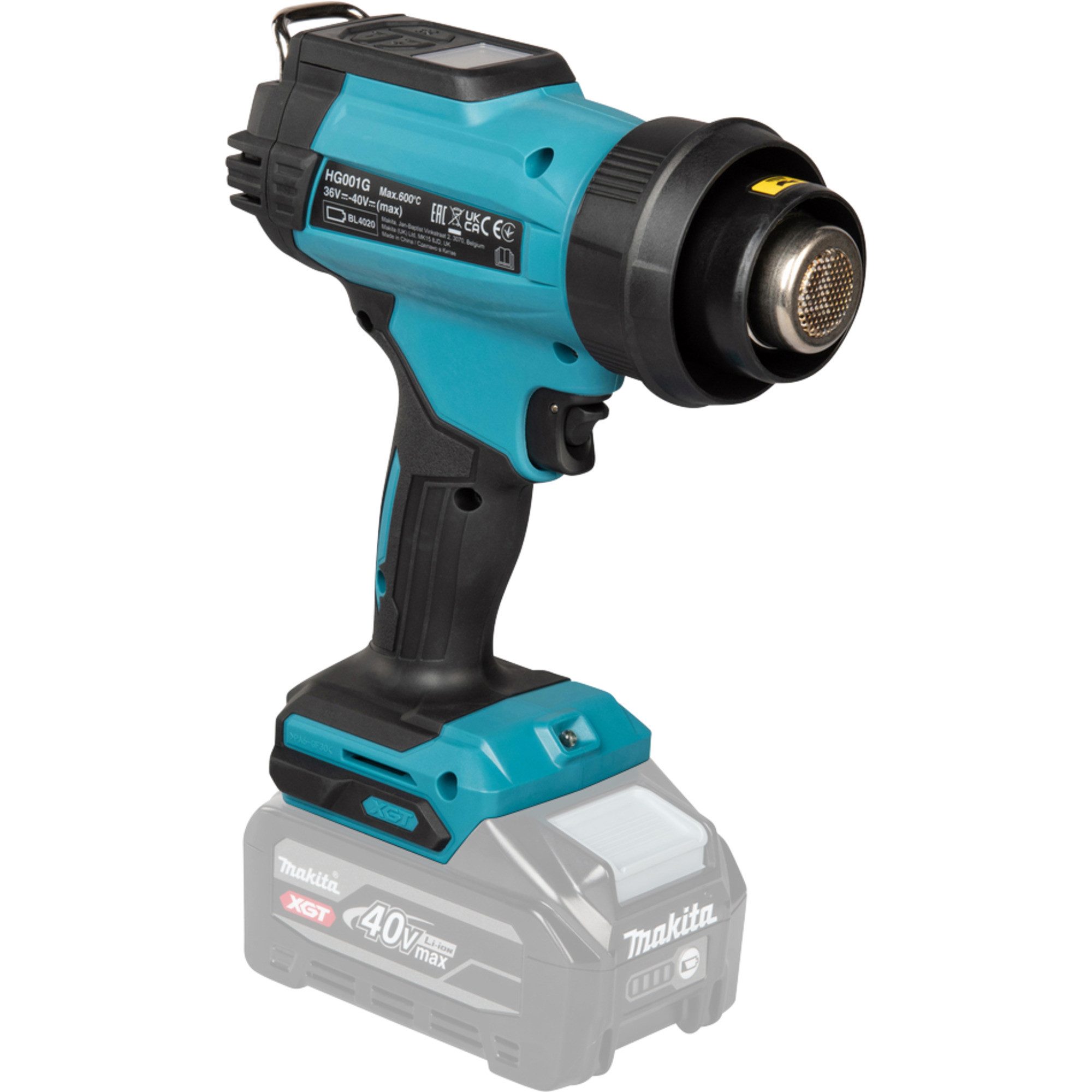 Makita Heißluftgebläse Makita Akku-Heißluftgebläse HG001GZ01 XGT, 40Volt
