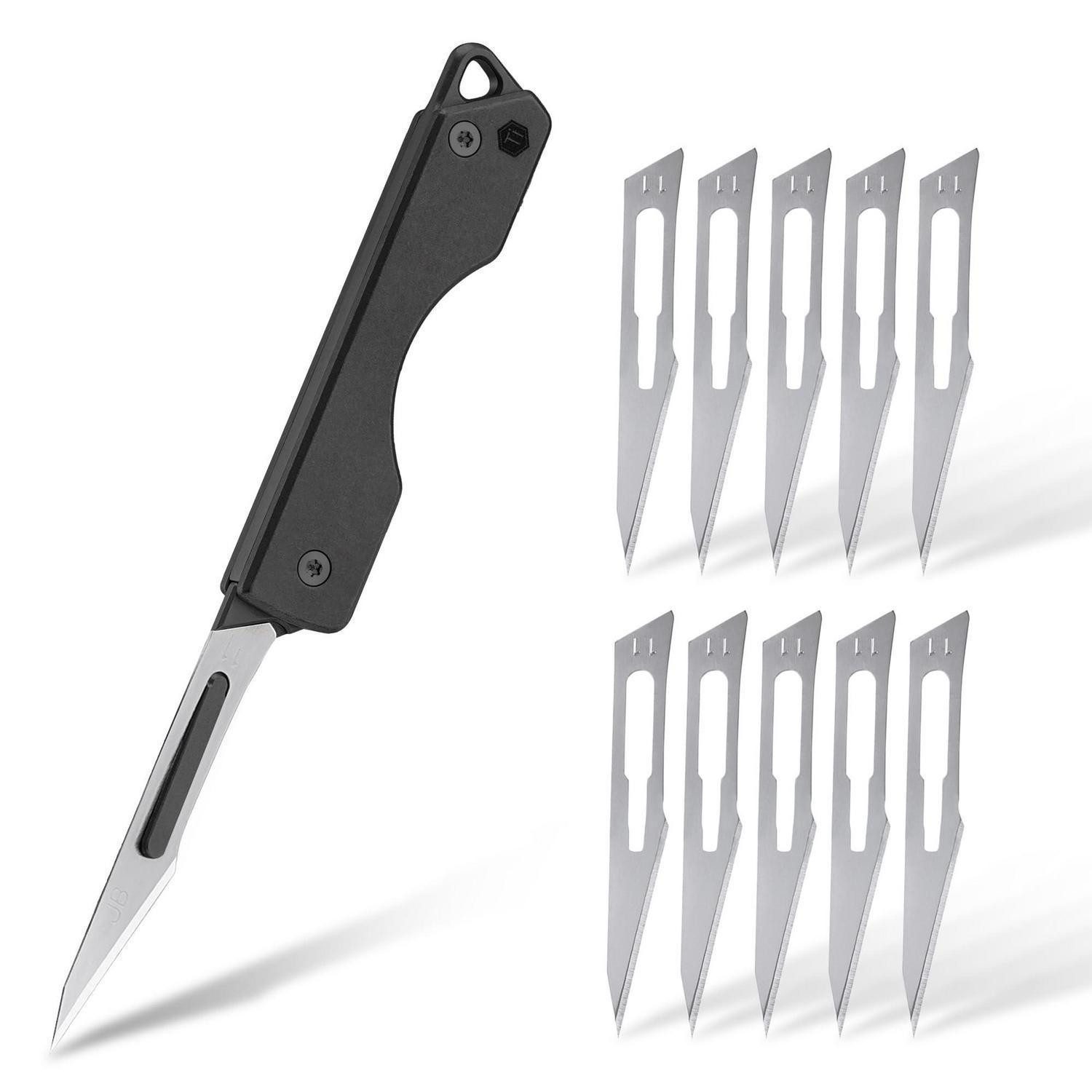 LuxusKollektion Allesschneider Klappmesser Titanium #11 Schwarz