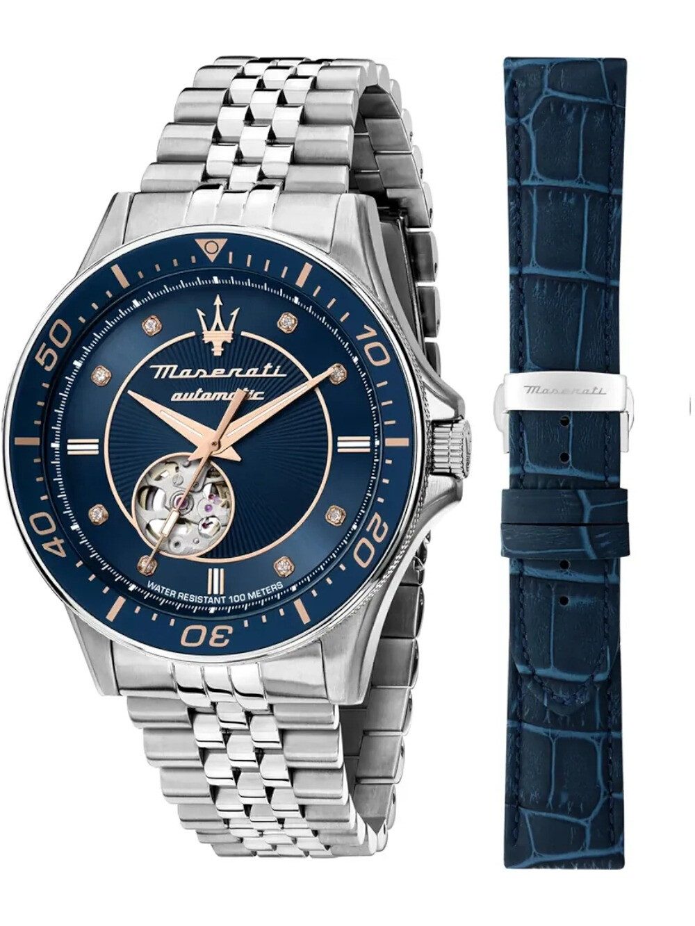 MASERATI Automatikuhr Maserati R8823140013 Herrenuhr Sfida Special Edition Automatik 44mm 10 Maserati R8823140013 Herrenuhr Sfida Special Edition Automatik 44mm 10ATM