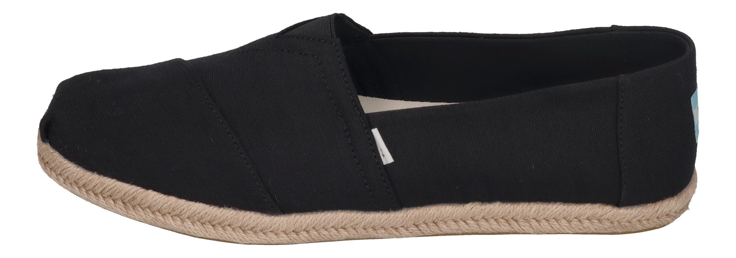 TOMS ALPARGATA ROPE Espadrille Black