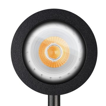 LEDANDO LED Einbaustrahler 7W LED Erdspieß - tauschbares GU10 Leuchtmittel - Warmweiß - IP67 - Sc