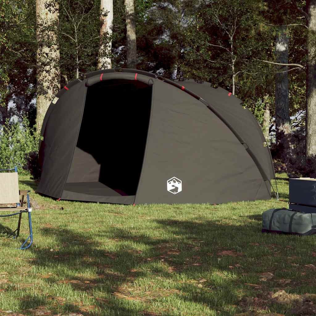 vidaXL Kuppelzelt Angelzelt 5 Personen Braun günstig online kaufen