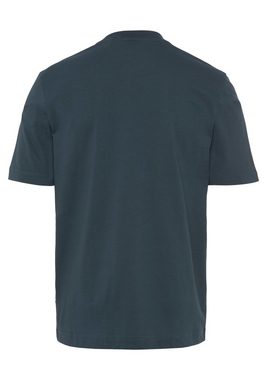 BOSS ORANGE T-Shirt Teglitchlogo mit Boss Label auf der Brust