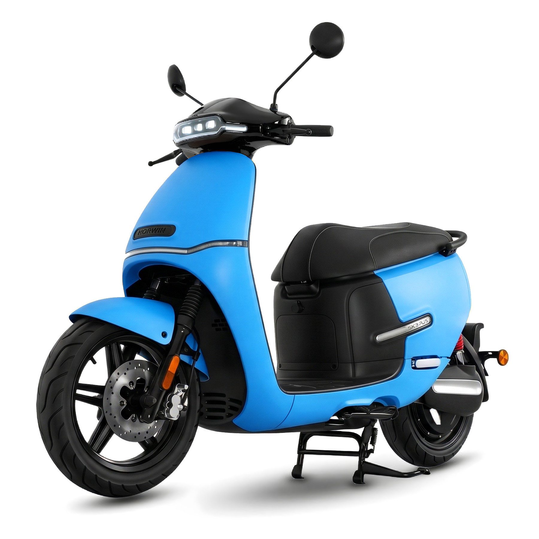 Vankel E-Motorroller EK1 Elektro-Roller mit Straßenzulassung 72V 36Ah, Bis zu 90km, 2800 W, 45 km/h, herausnehmbarem Akku, 3 Fahrmodi, USB/Type-C Ladeanschluss