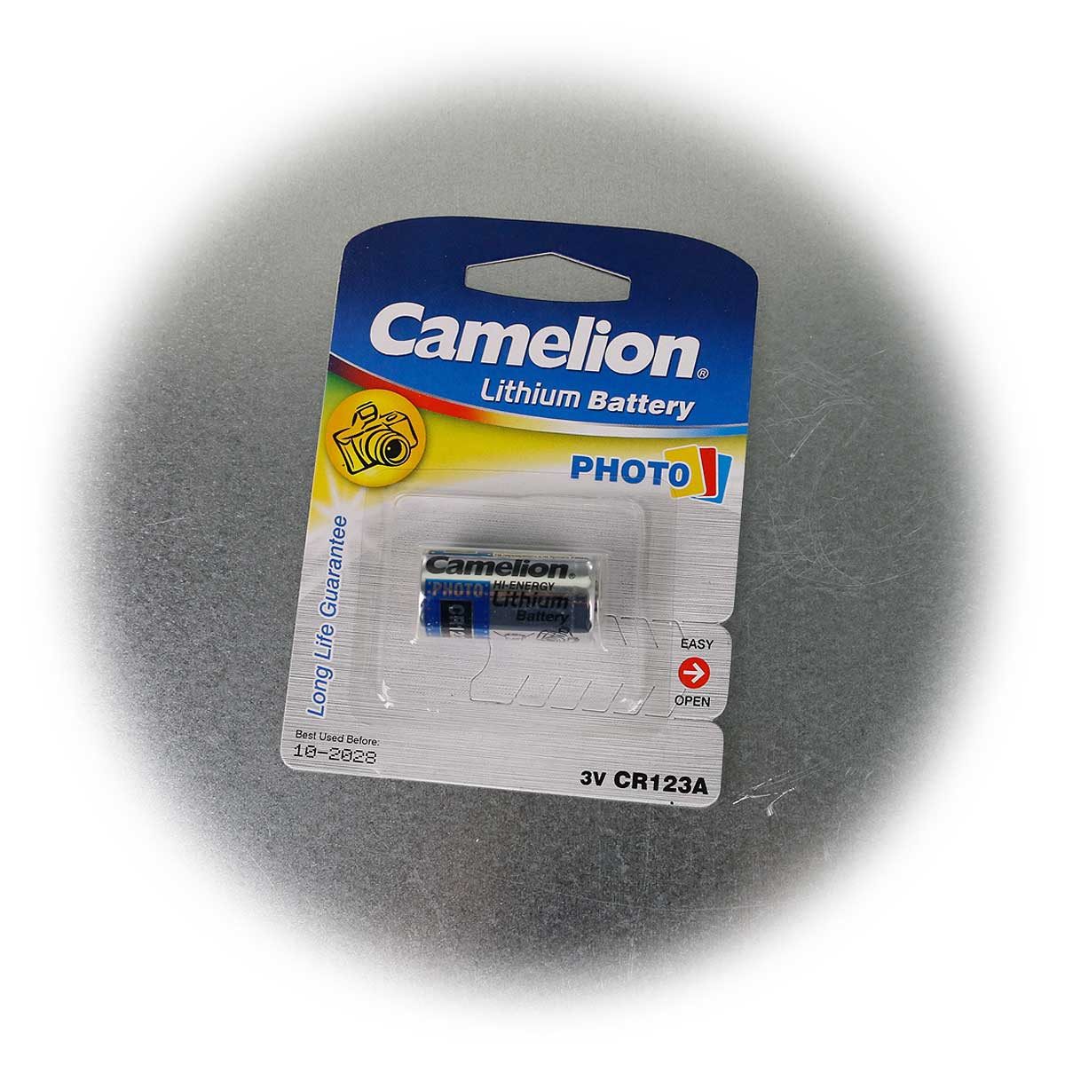 Camelion Lithium-Batterie CAMELION CR123A 3V Photozelle Batterie