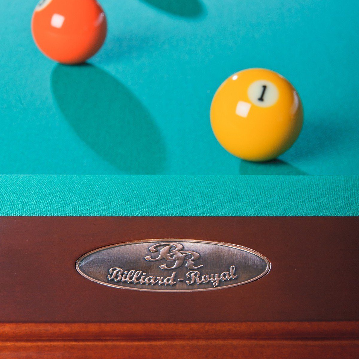 Billiard-Royal Billardtisch Avalon (Hochwertige und massive Ausführung in Bandengummi Echtleder K55 9 Auffangtaschen, 3-tig Naturschieferplatte, beliebter ft., Billiard-Royal® Qualität)