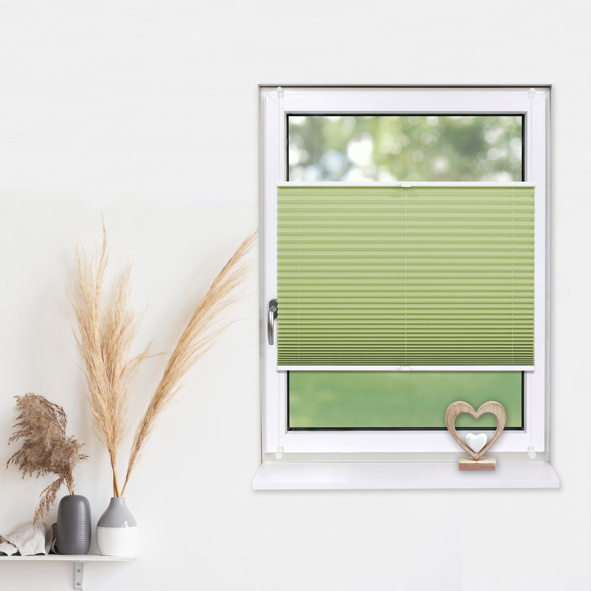 Deco-Raum Plissee Basic, blickdicht, Klemmträger, auf günstig online kaufen