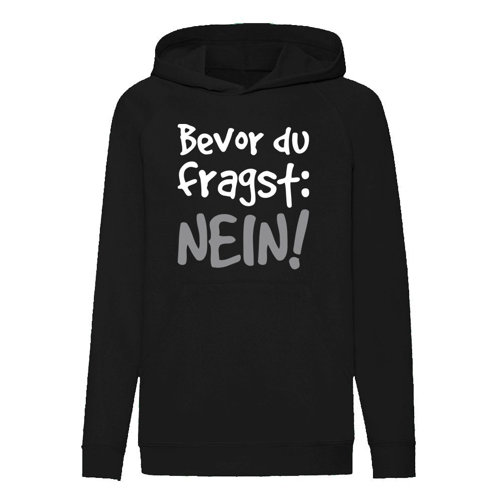 Ggraphics Hoodie Bevor Du fragst NEIN! Kinder Hoodie