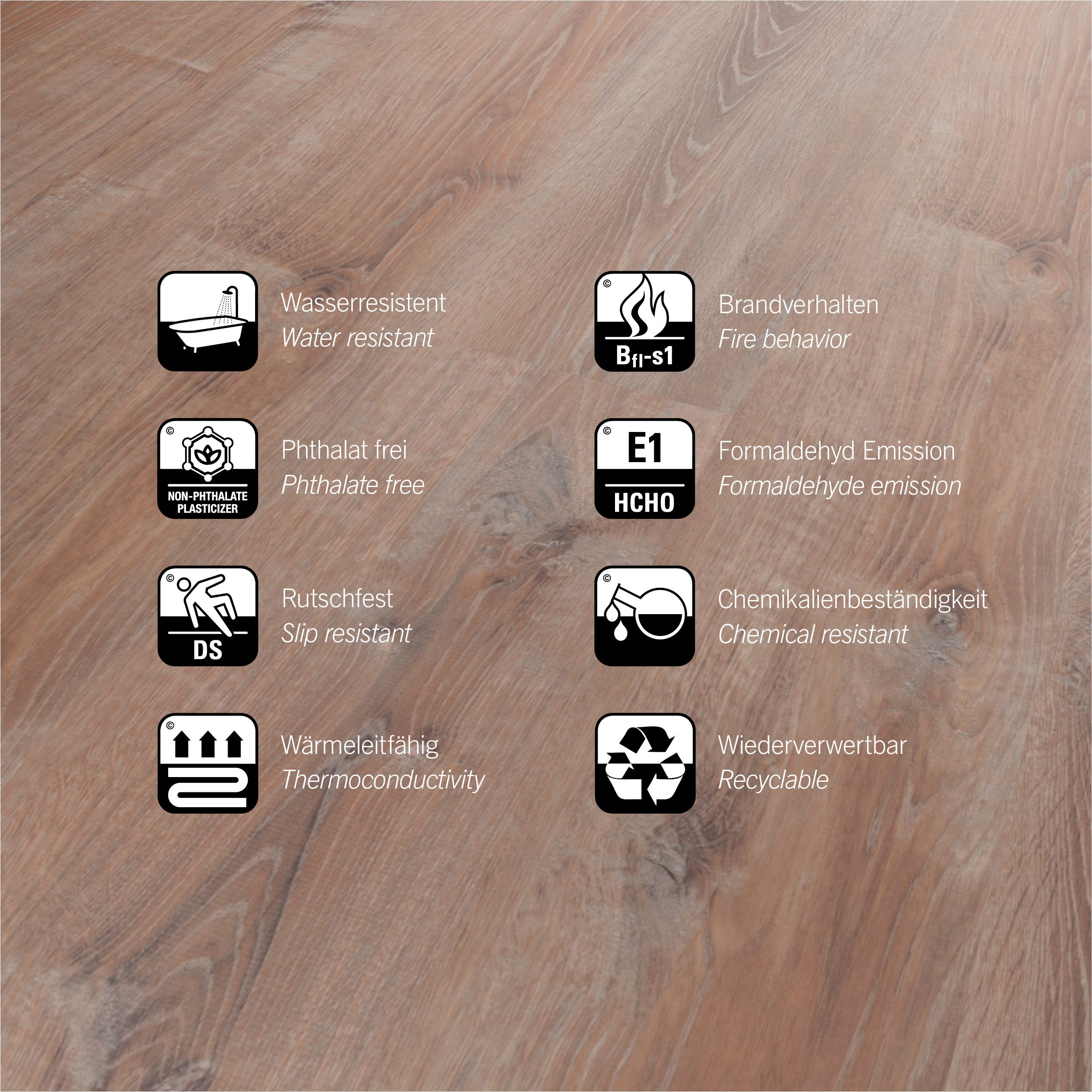 STARCLIC Designboden Klick-Vinyl Handmuster, Produktmuster, Versandkostenfreie Lieferung