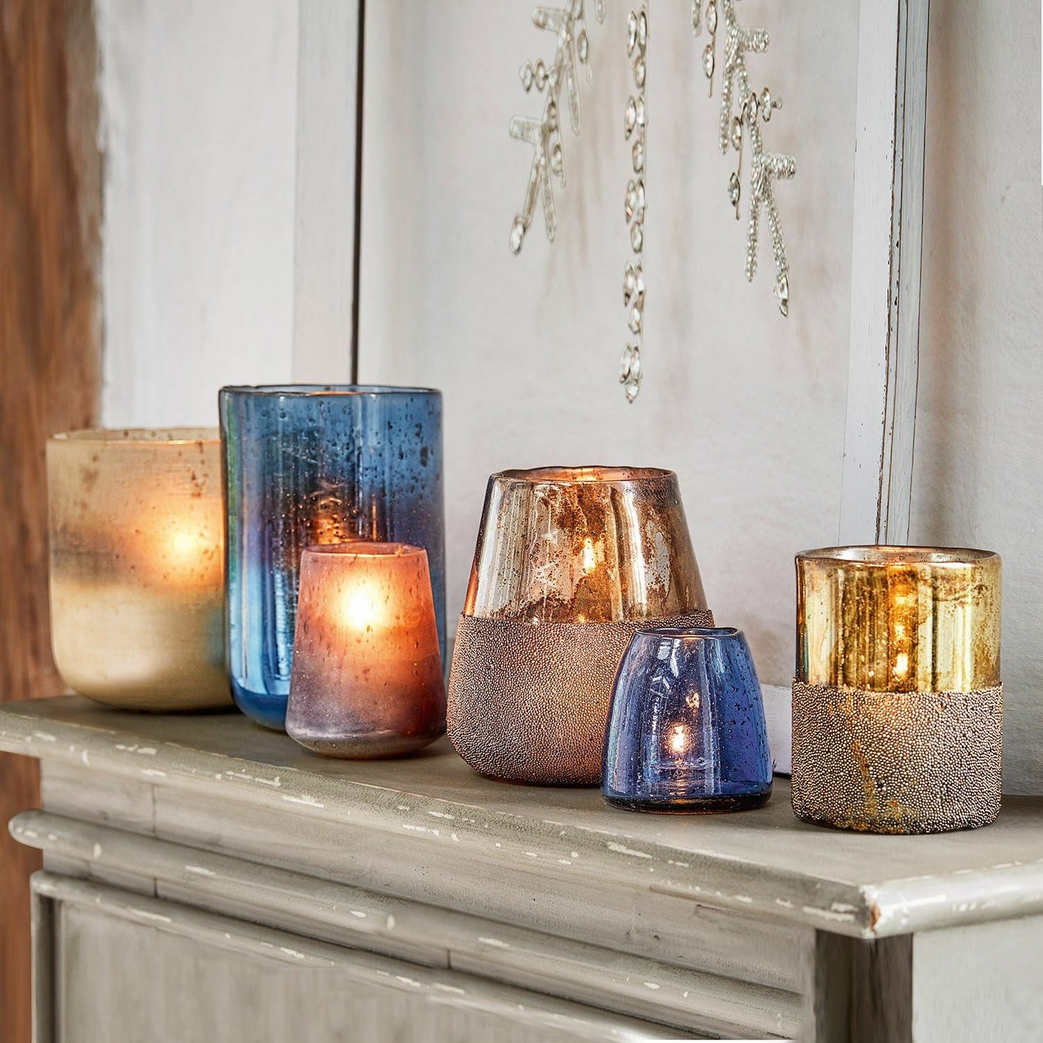 Mirabeau Windlicht Windlicht 6er Set Paro blau (6er Set, 6er Set), none – Bild 2 von 3