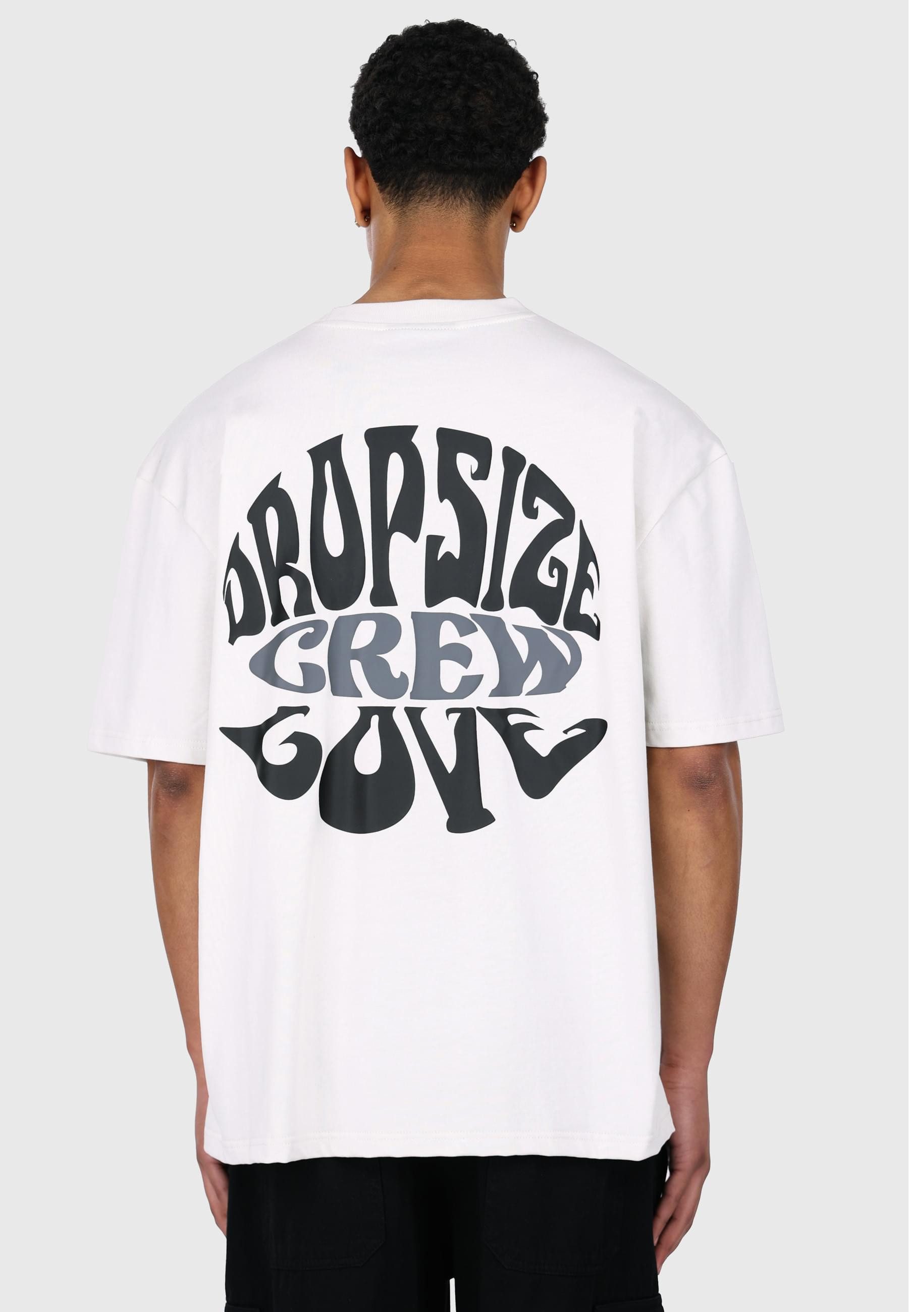 Dropsize T-Shirt Dropsize HEAVY OVERSIZE ''CREW LOVE'' T-SHIRT (1-tlg)