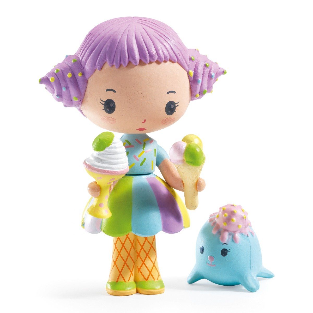 DJECO Spielfigur Tinyly Tutti & Frutti Eiscreme, (Set)