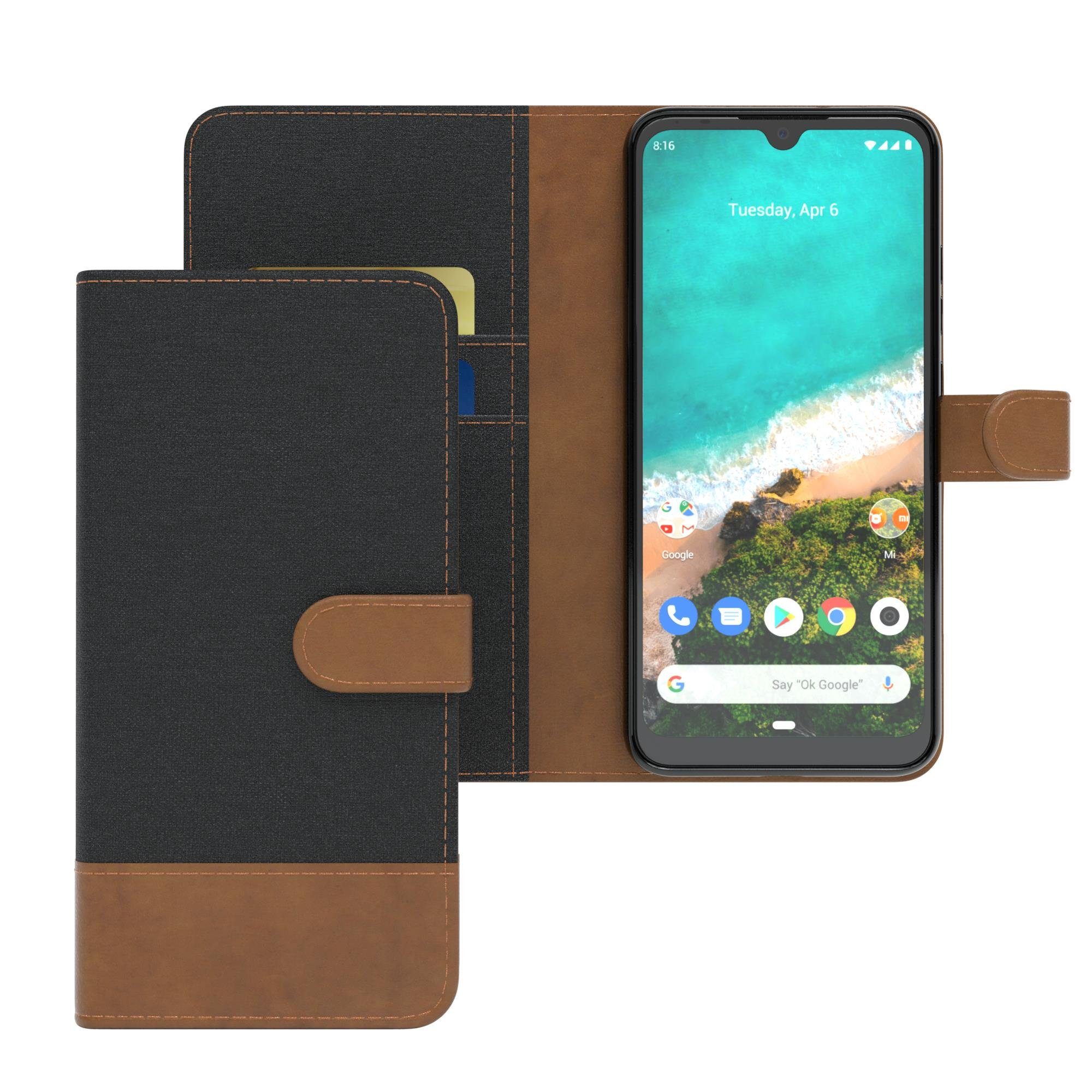 EAZY CASE Handyhülle Bookstyle Jeans für Xiaomi Mi A3 6,09 Zoll, Tasche ...