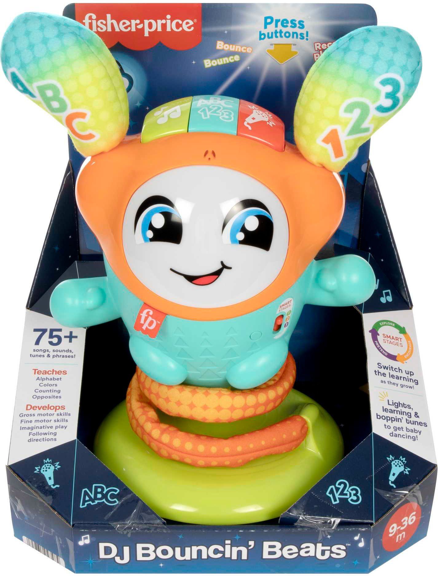 Fisher-Price® Lernspielzeug DJ Hüpfi Lernspielzeug, mit Licht und Sound