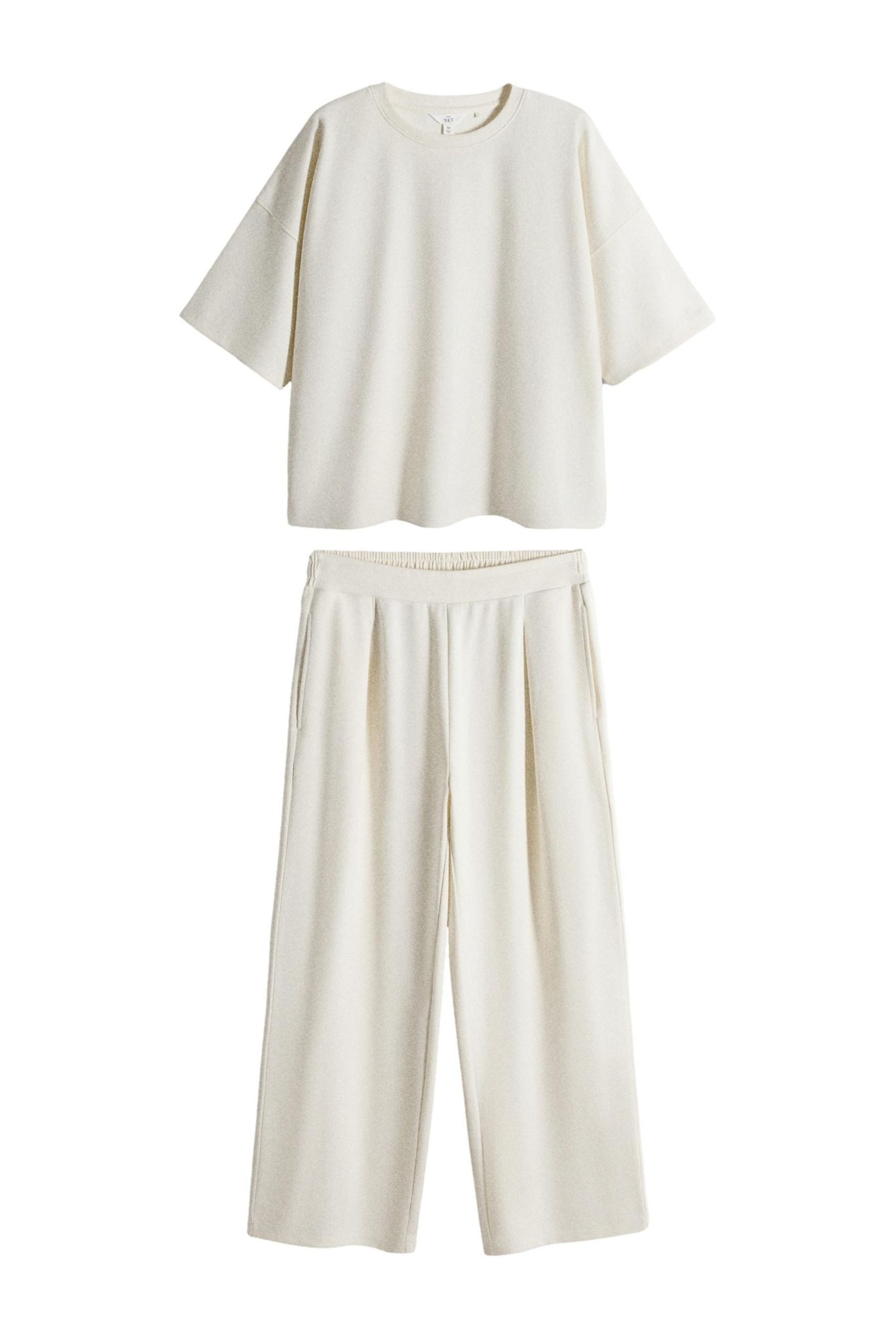 The Set Freizeitanzug The Set T-Shirt und Jogginghose, 2-teiliges Set (2-tlg)