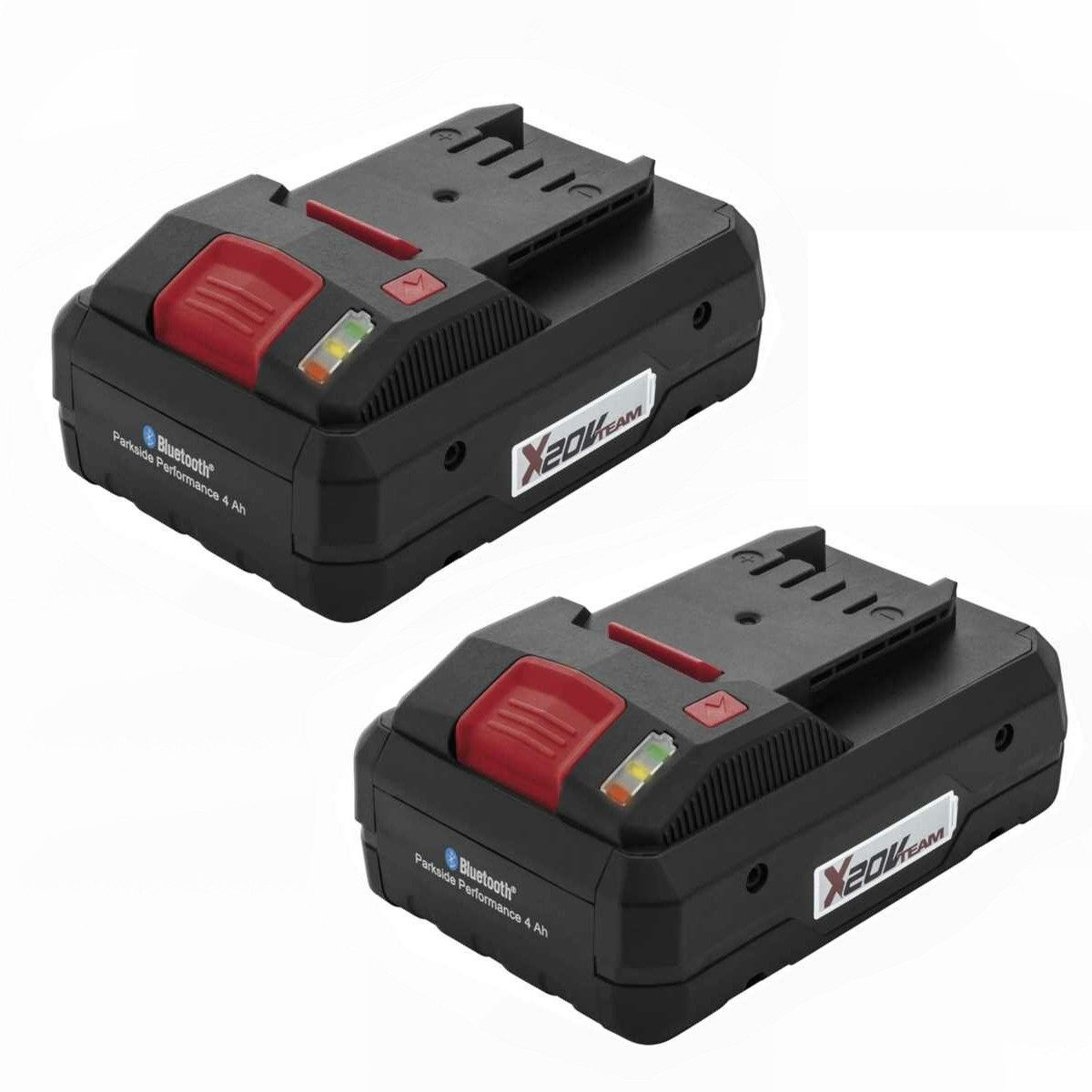 Parkside Parkside Twinpack Akku 20V - 4.0 Ah PAPS 204 Smart (2 Akkus) Akku Starter-Set