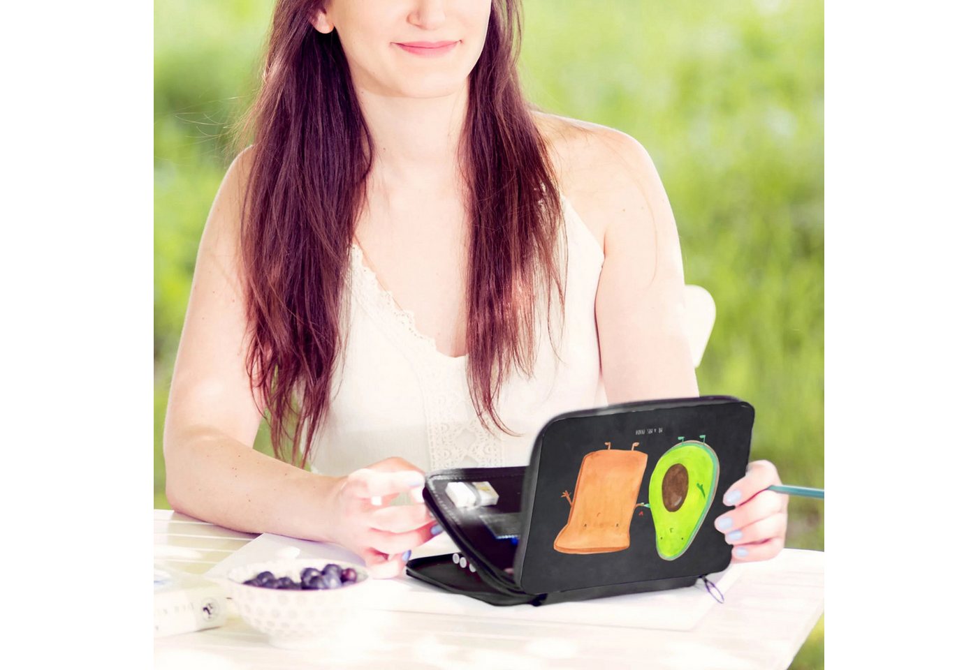 Thumbnail - Mr. & Mrs. Panda Federmäppchen, (Packung, 1-tlg., Avocado + Toast), Charmantes Design