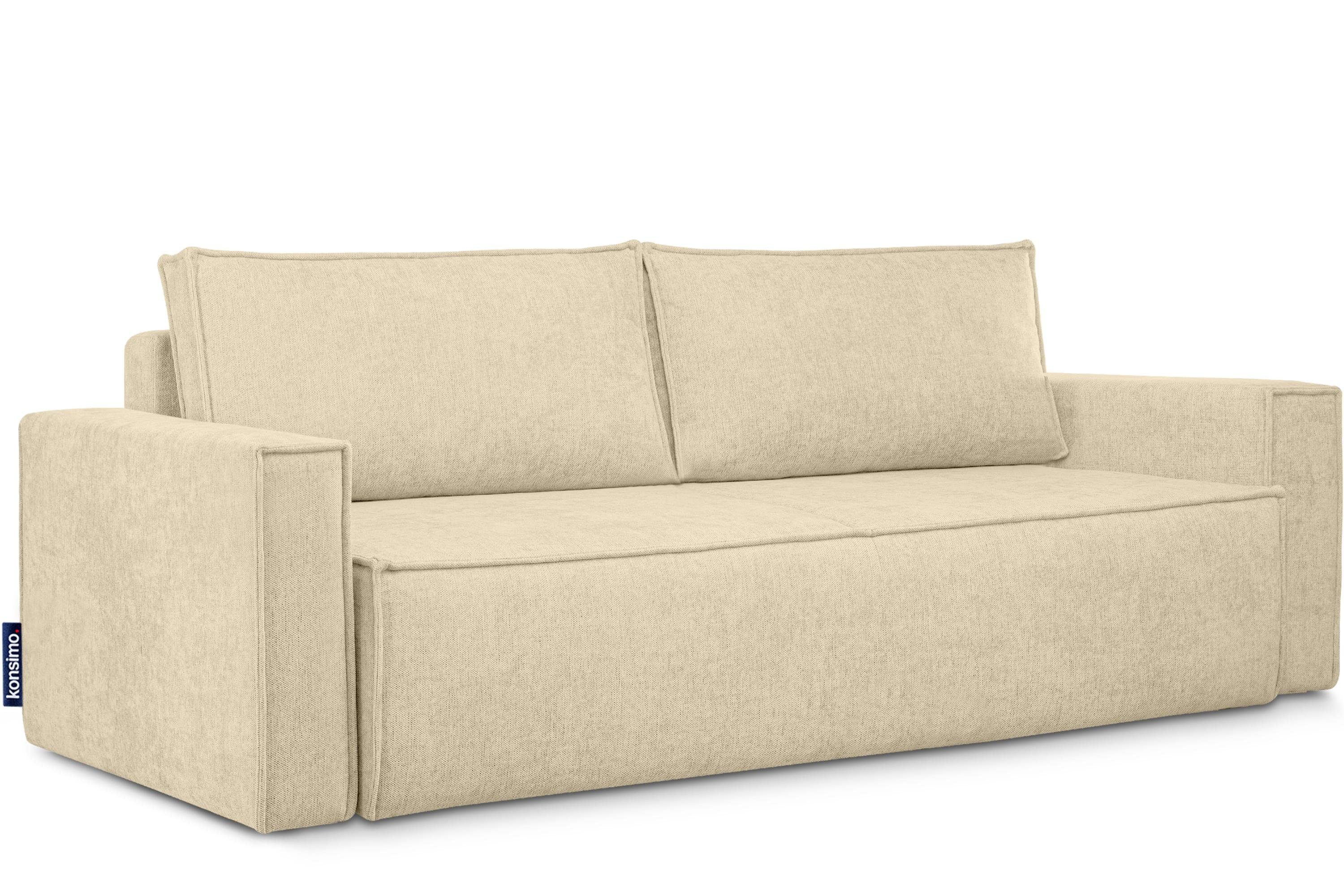 NAPI Armlehnen, in II mit Schlafsofa mit Konsimo der hergestellt Schlaffunktion EU, Schlafsofa Modern,