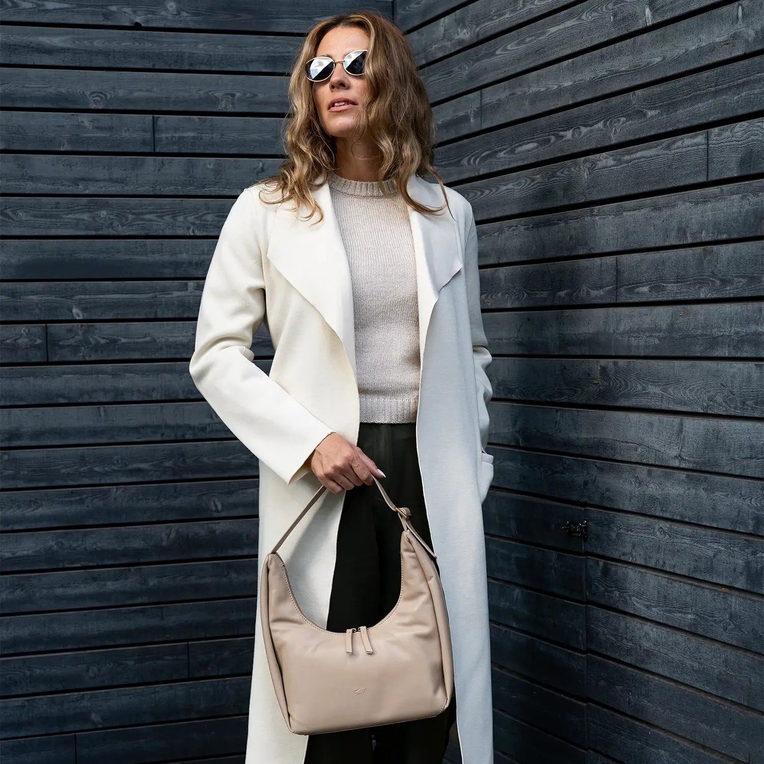 Braun Büffel Handtasche LOTTA Hobo Bag S sand