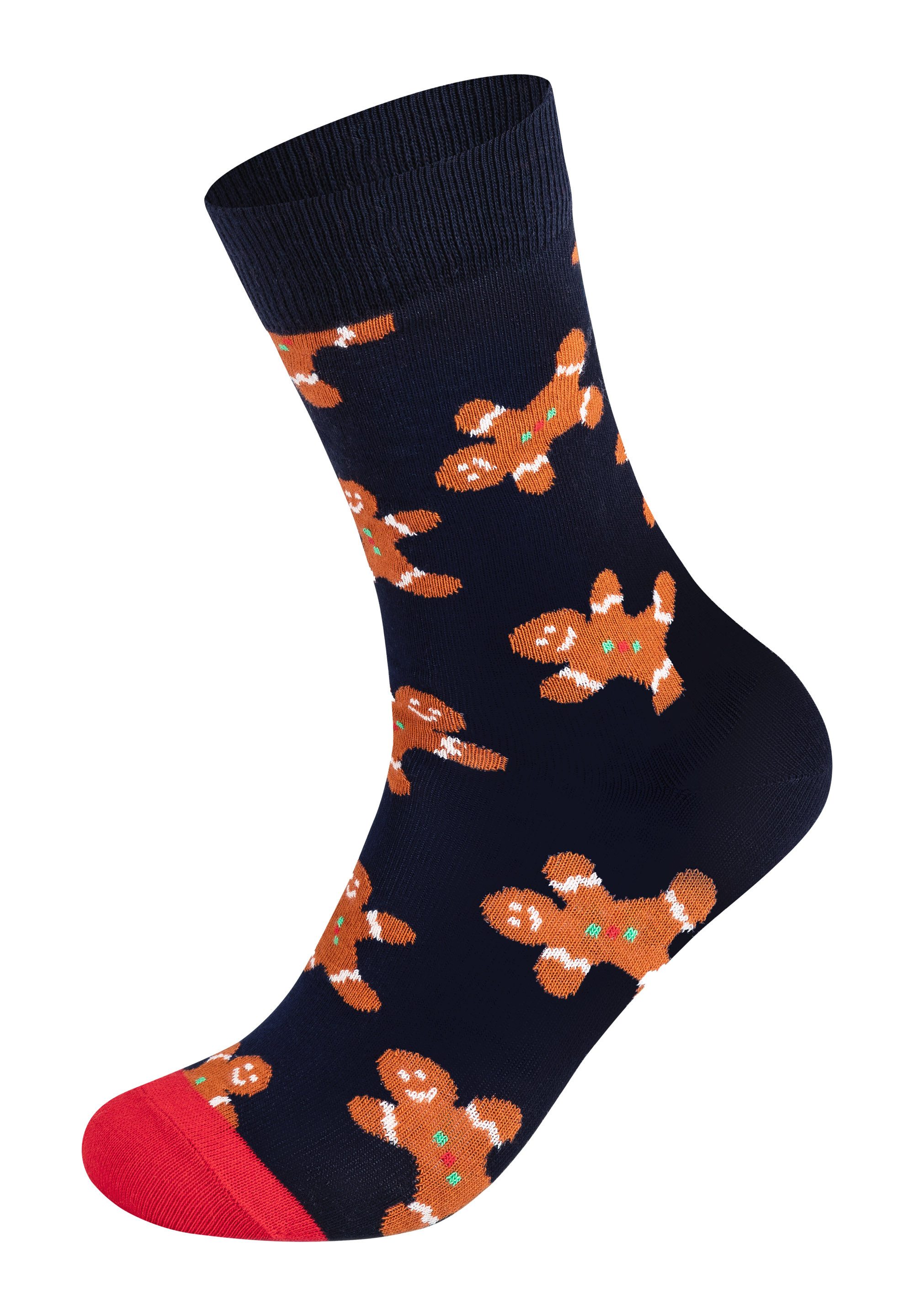 Happy Socks Basicsocken Gingerbread, Happy Tree and Candy Cane Socken mit W günstig online kaufen
