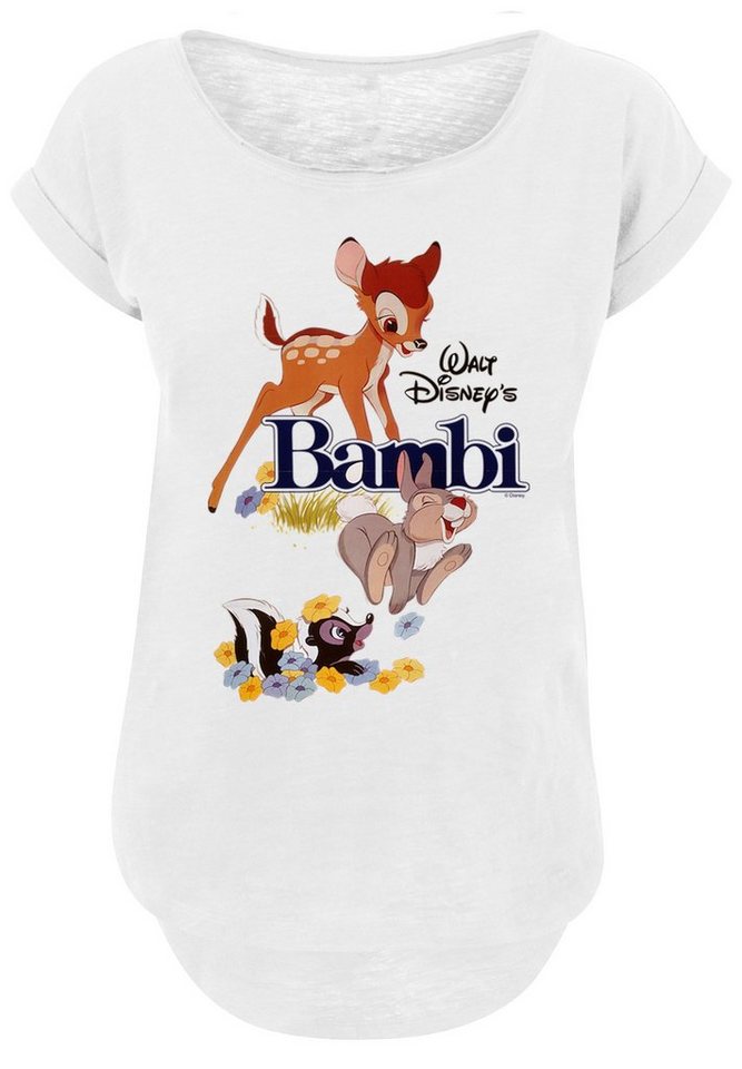 F4NT4STIC T-Shirt Bambi Poster Print, Sehr weicher Baumwollstoff mit hohem  Tragekomfort