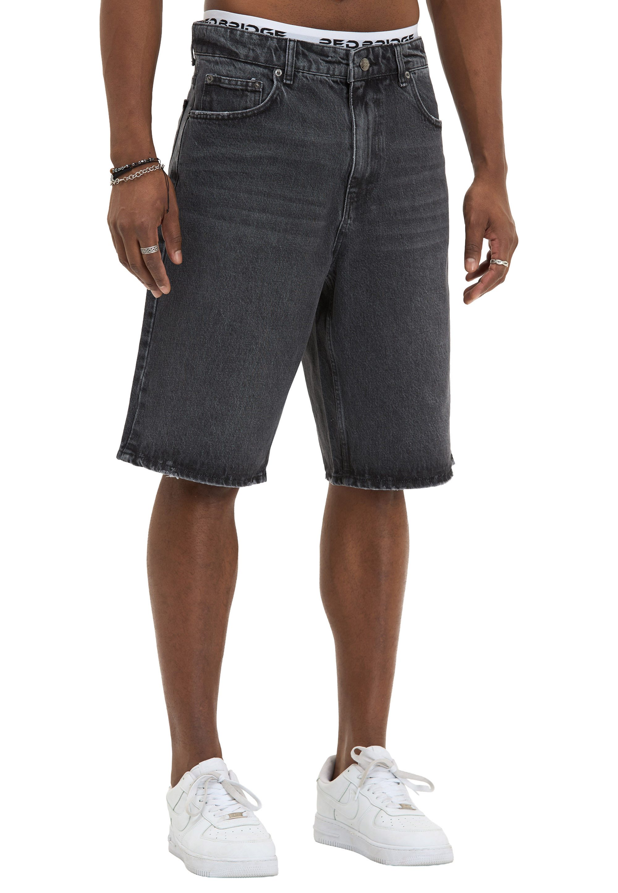 RedBridge Jeansshorts by Denim House Baggy Jeans Shorts im Vintage Look 5-Pocket-Design