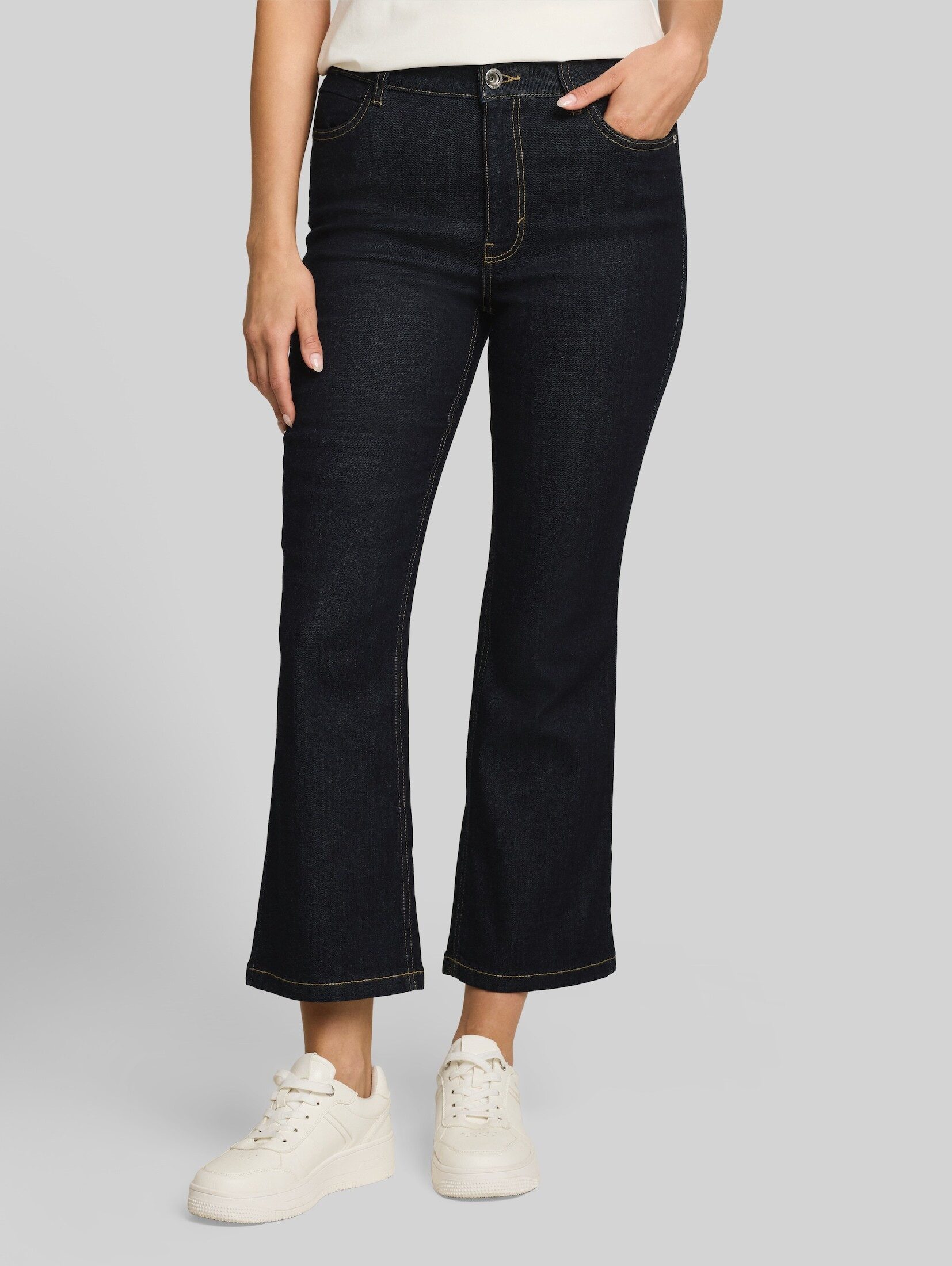 TOM TAILOR 7/8-Jeans Jeanshosen TTROMY FLARE Jeans