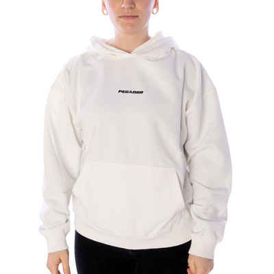 Pegador Hoodie »Pegador Clarita Logo Oversized Hoodie Damen Washed Bright White« (1-tlg)