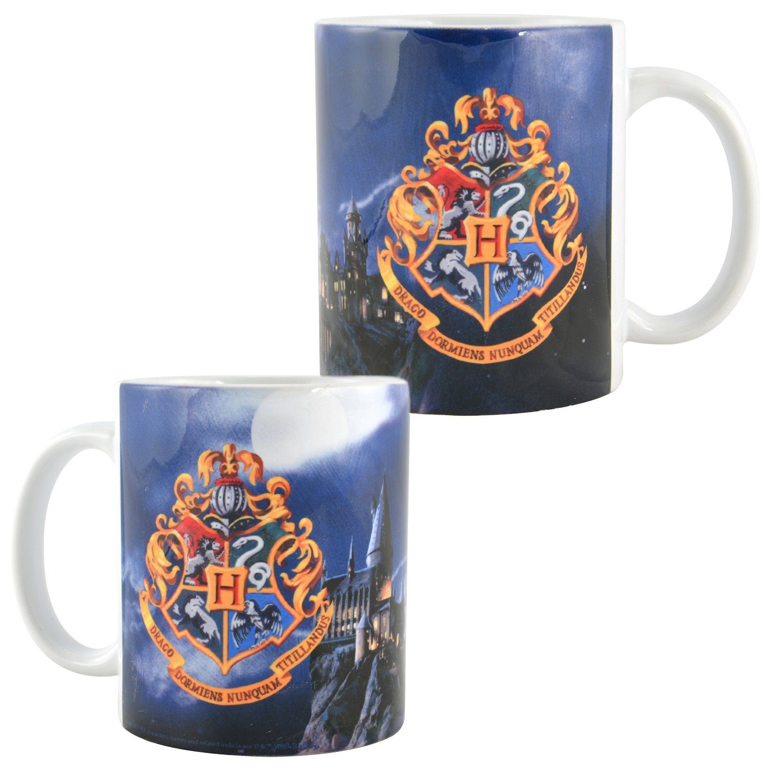 Keramik - Harry Wappen, Tasse Tasse 320 Hogwarts ml, Keramik Labels® Potter United