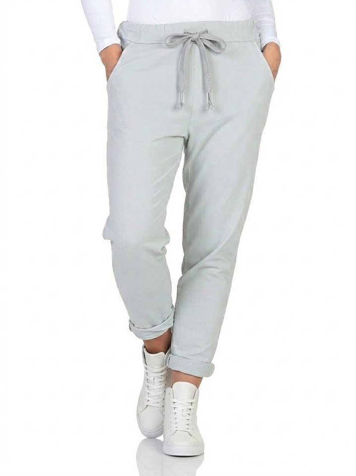 CLEO STYLE Jogginghose Damen Jogginghose 94 Grau