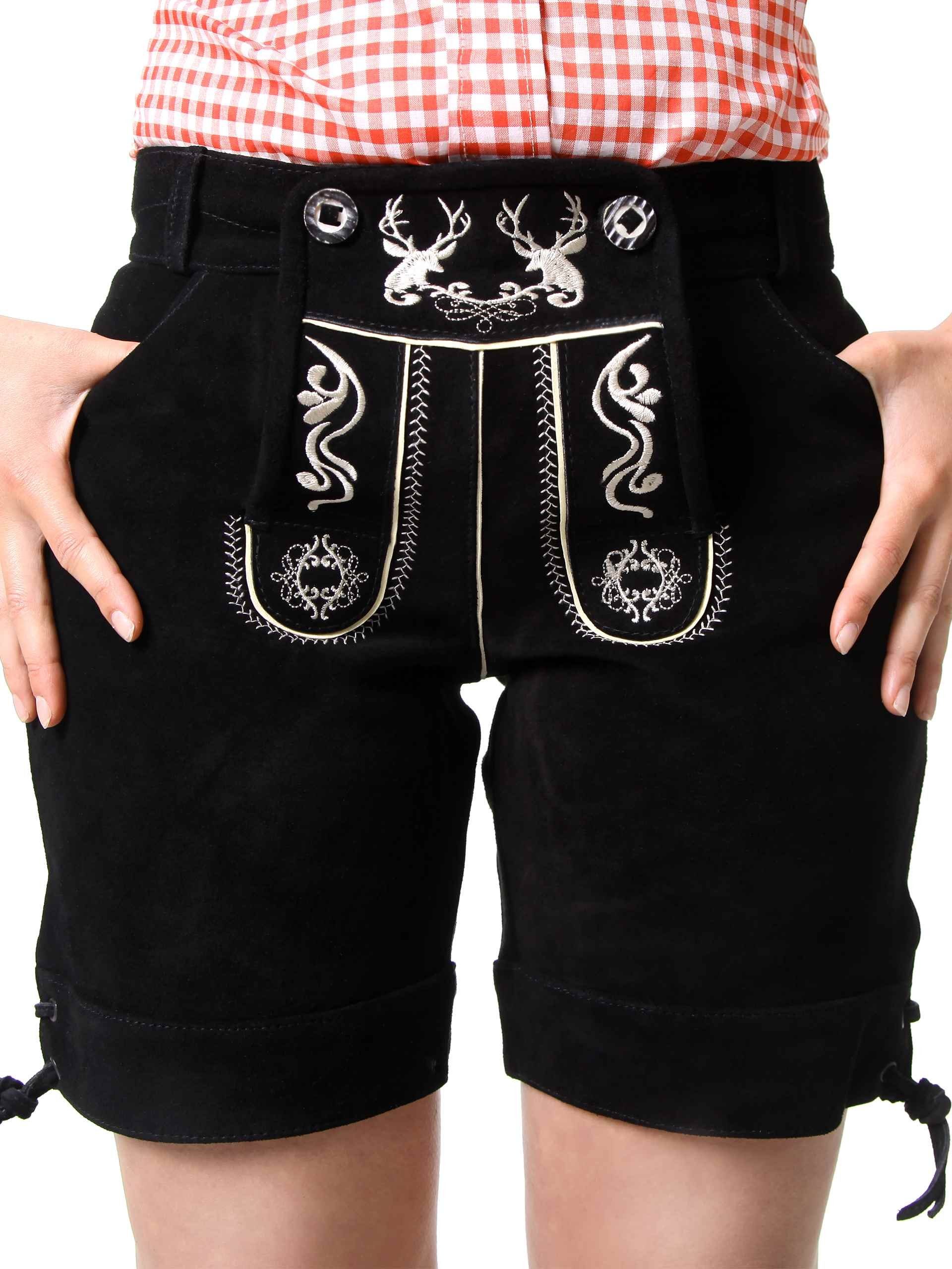 Almbock Trachtenlederhose Damen Trachtenlederhose Betty (1-tlg) günstig online kaufen