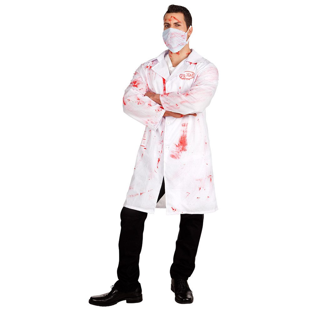 Boland Monster-Kostüm Horror Arzt Kostüm Halloween Blutiger Chirurg Grusel Doktor Mediziner