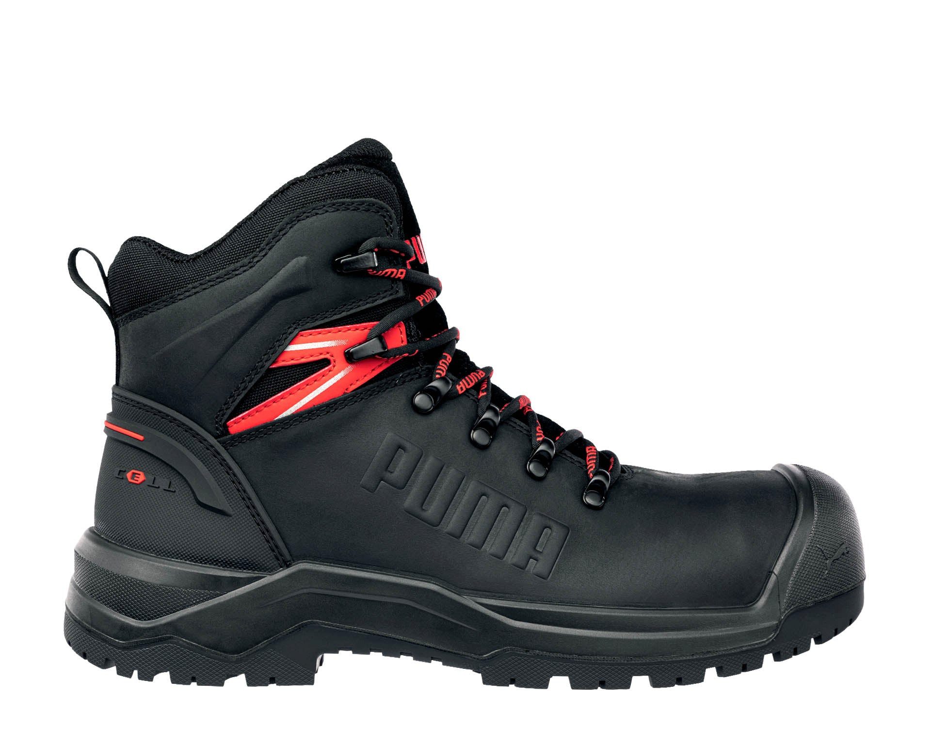 PUMA Safety PUMA SAFETY IRON HD MID Sicherheitsschuh S3S Sicherheitsschuh Ölbeständige Laufsohle