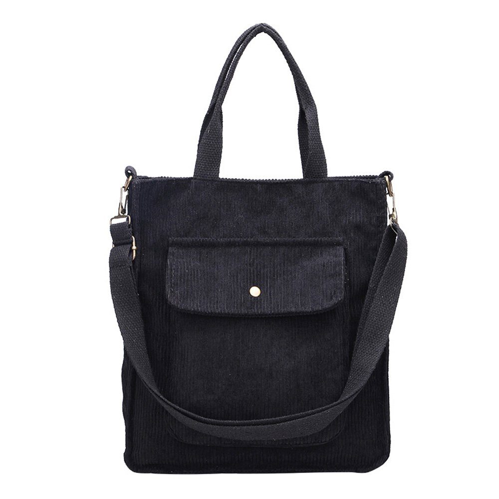 Coonoor Schultertasche Cord Umhängetasche Einkaufstasche Casual günstig online kaufen