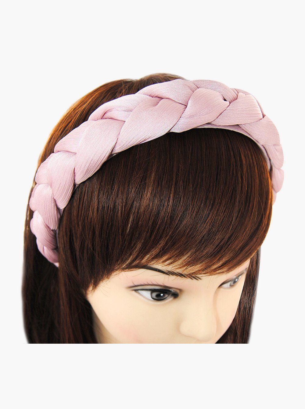 axy Haarreif Stoff Geflochtener Haarreif, Candy Colours wunderschön Vintage Damen Haareifen Haarband