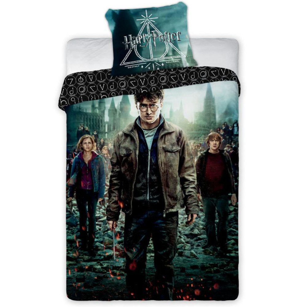 Harry Potter Bettwäsche Harry Potter Film Bettwäsche 2tlg Set 135x200 80x80 günstig online kaufen