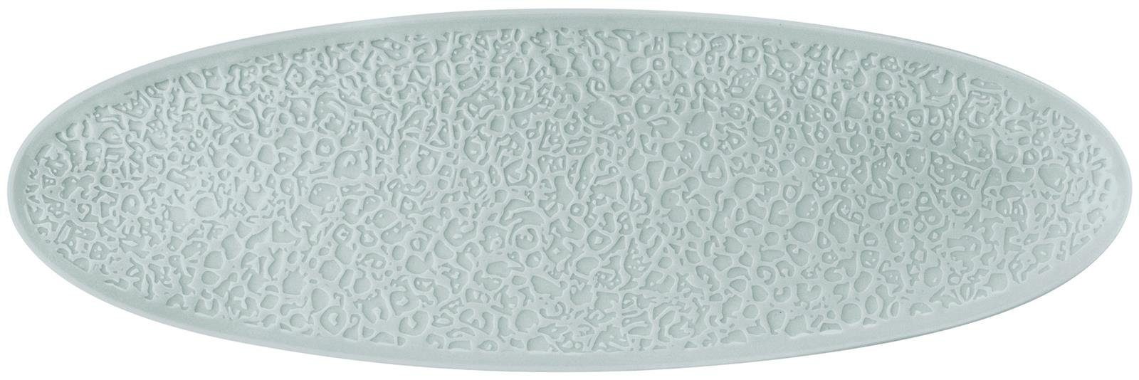 Servierplatte Weiden oval Servierplatte) Weiden cm, (1 44x14 Nori-Home Seltmann Seltmann Arktisblau Servierplatte Porzellan, light
