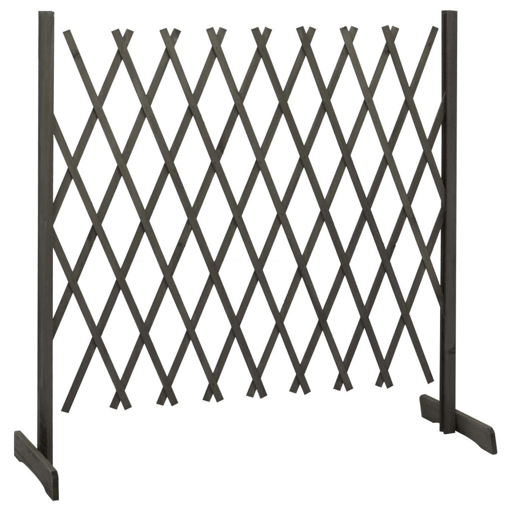 vidaXL Gartenzaun Garten-Rankzaun Grau 180x100 cm günstig online kaufen