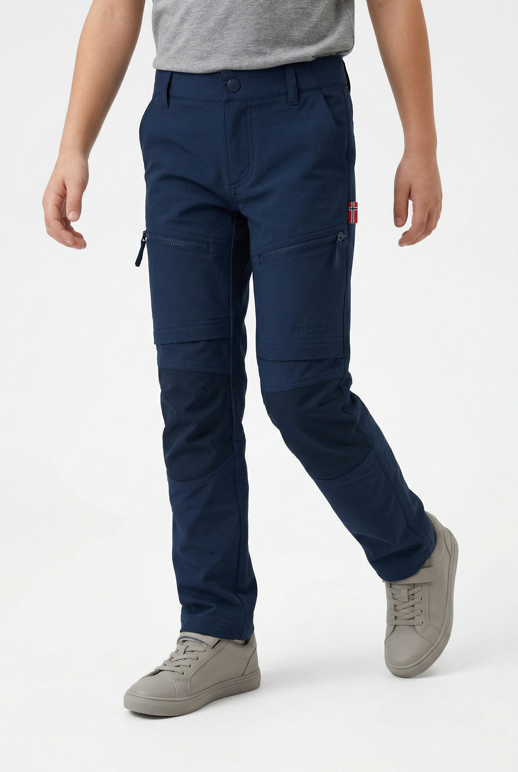 TROLLKIDS Zip-off-Hose KIDS NORDFJORD ZIP-OFF PANTS SLIM FIT