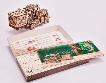 Selva Technik 3D-Puzzle WOOD TRICK Gabelstapler, 325 Teile, Puzzleteile