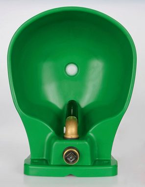 Kerbl Wasserspender Kerbl heizbares Tränkebecken (aus Kunststoff mit Rohrventil HP20/230