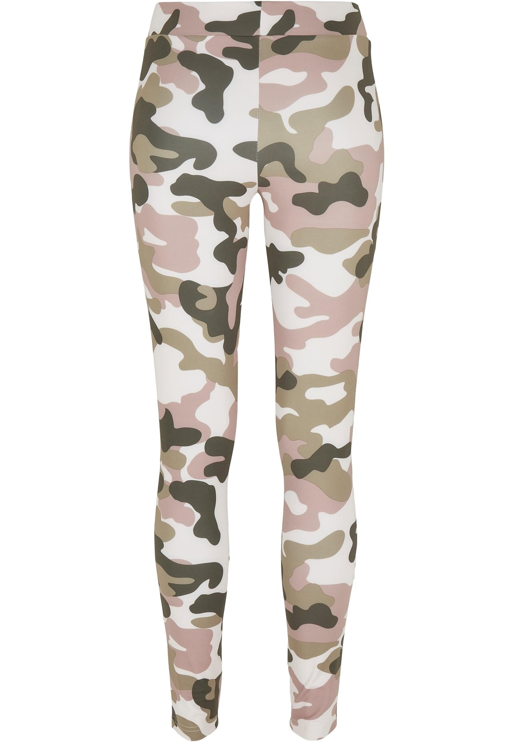 URBAN CLASSICS Leggings Urban Classics Damen Ladies Camo Tech Mesh Leggings günstig online kaufen
