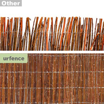 Sichtschutzzaunmatten 90x500 Balkon Sichtschutz Gartenzaun Weidenzaun, Garten Sichtschutzmatte Weide
