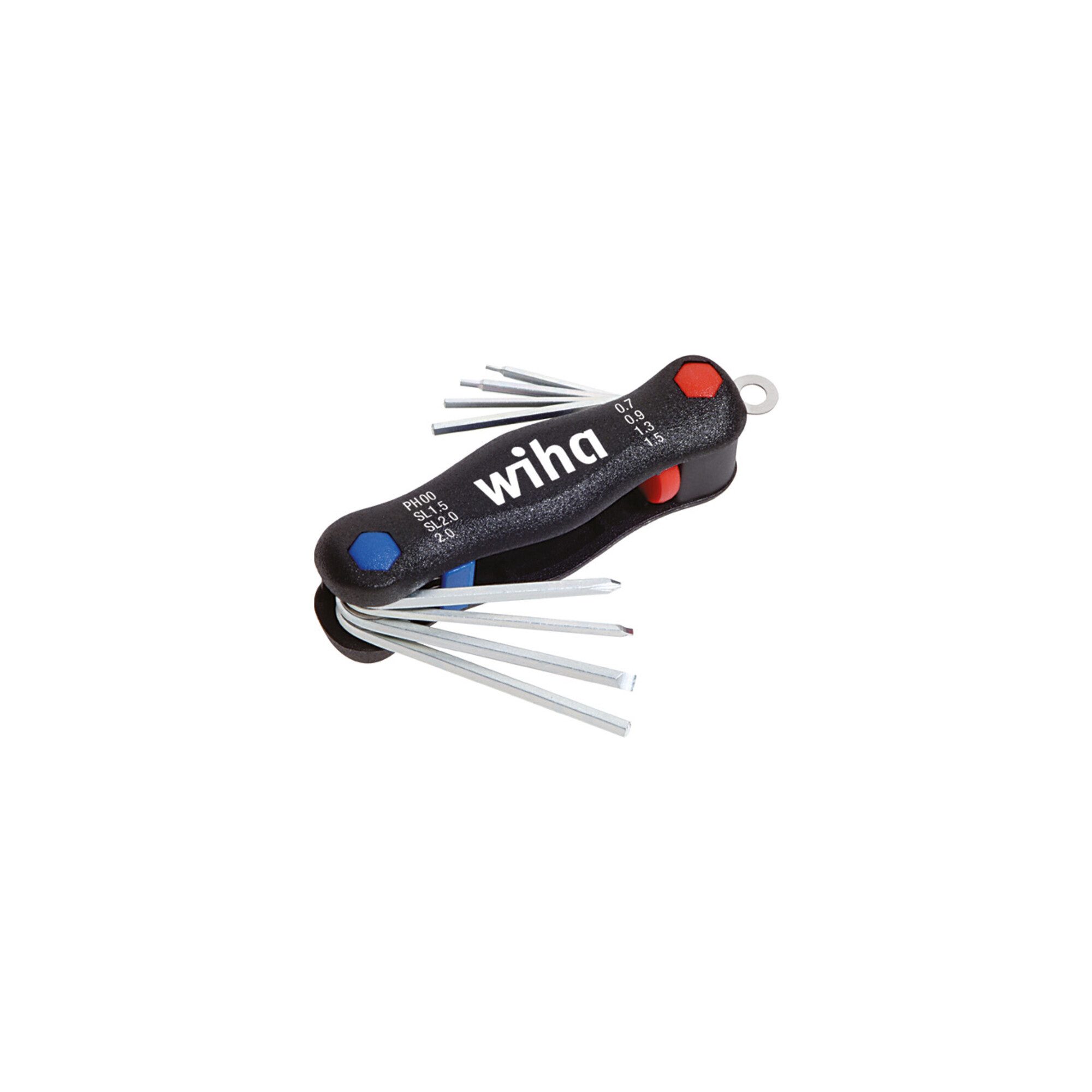 Wiha Schraubendreher Wiha Multitool Mini PocketStar® Schlitz, Phillips, Innensechskant 8-tl