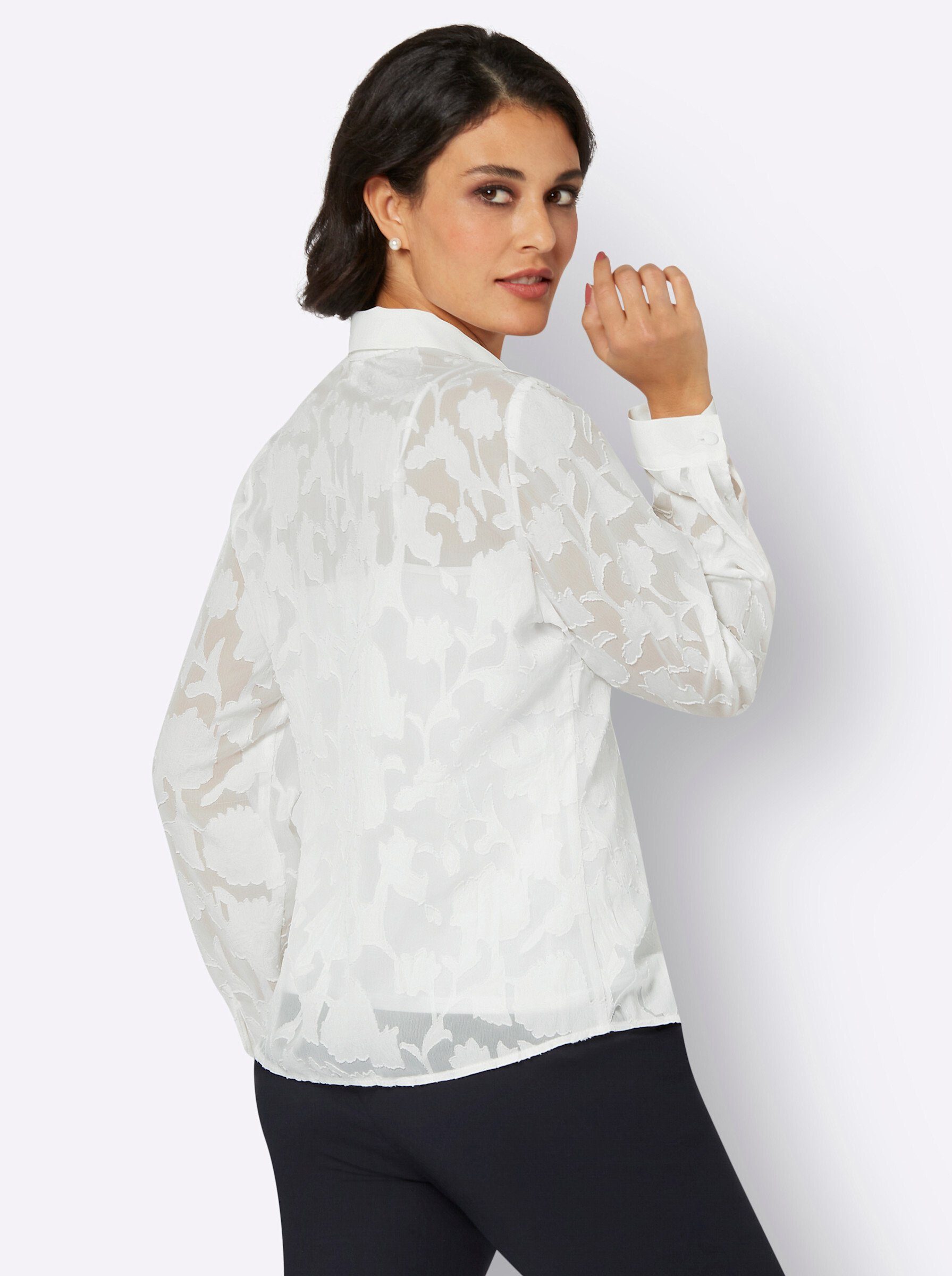 creation L Klassische Bluse Langarmbluse . günstig online kaufen