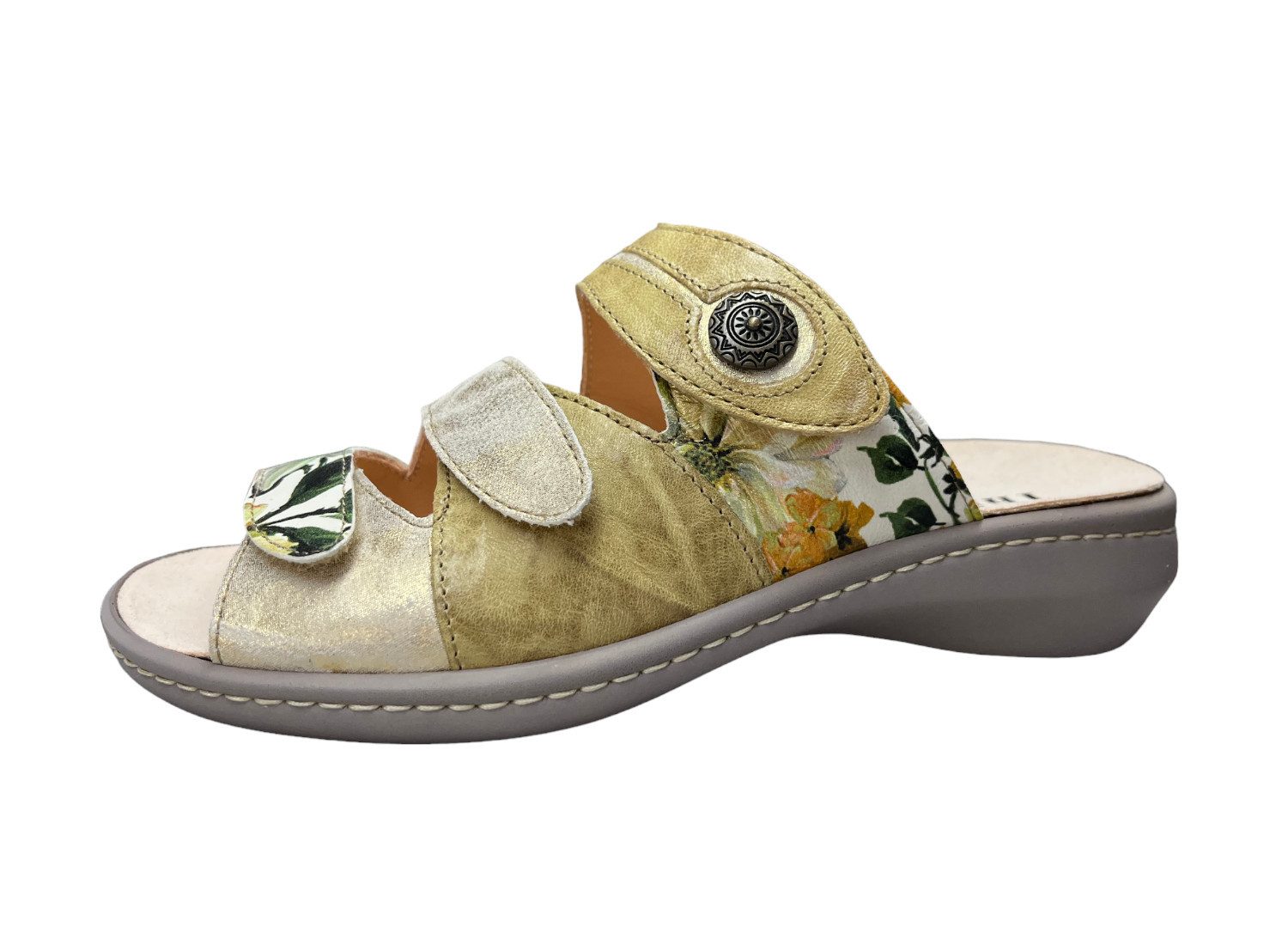 Think! Think! Damen Pantolette CAMILLA 3-000078-6010 ananas/kombi Clog