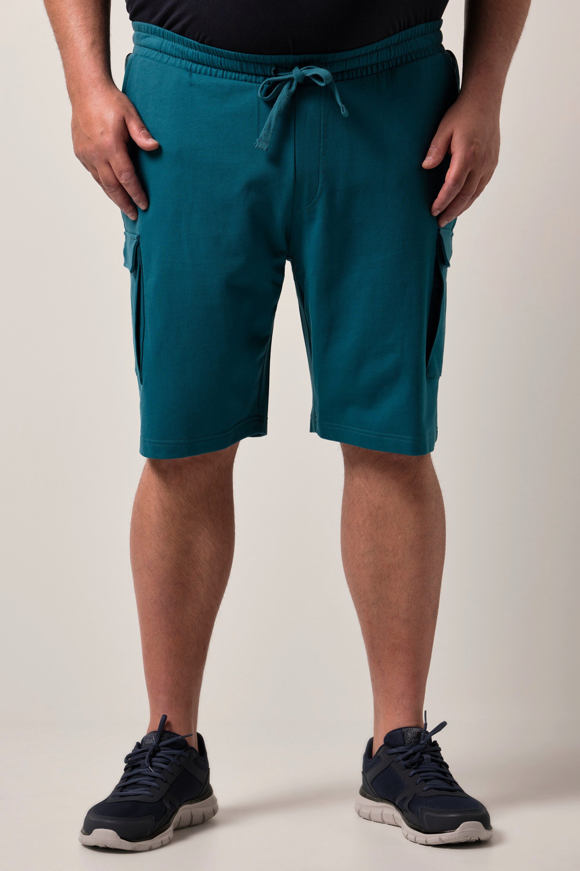 Men Plus Bermudas Men+ Cargo-Sweatbermuda Bauchfit günstig online kaufen