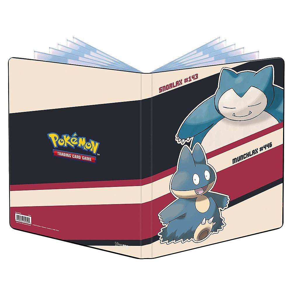 POKÉMON Sammelkarte Sammel-Album A4 für 180 Karten Relaxo & Mampfaxo Pokemon von POKÉMON