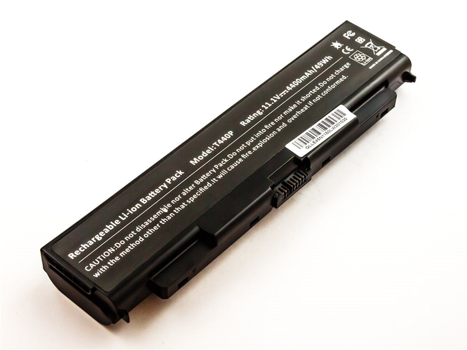 MobiloTec Akku kompatibel mit Lenovo ThinkPad T440p Akku Akku 4400 mAh (1 St)